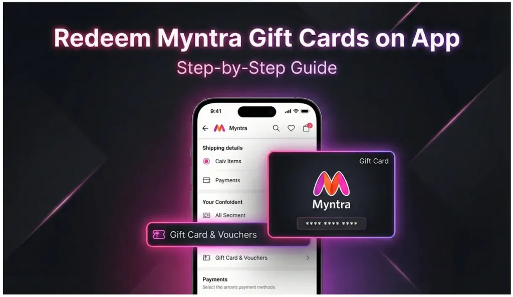 How to Redeem Myntra Gift Cards on App During Checkout